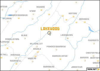 map of Lakewood