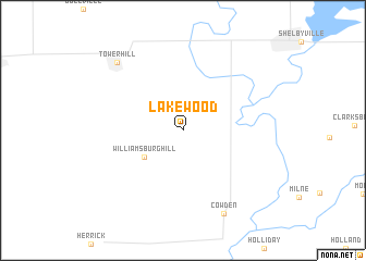 map of Lakewood