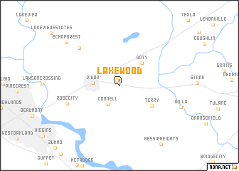 map of Lakewood