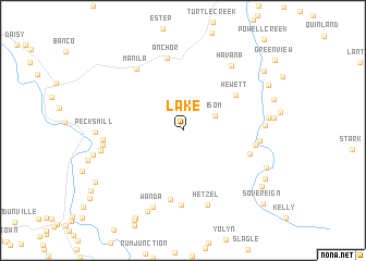 map of Lake