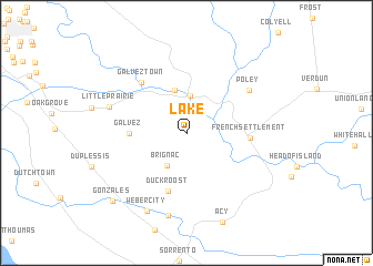 map of Lake