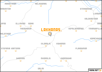 map of Lakhanás