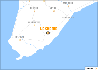 map of Lakhaniá