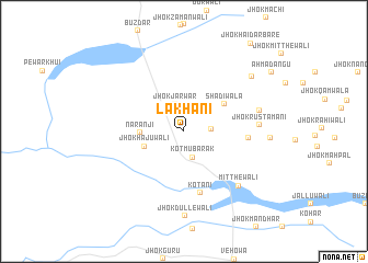 map of Lakhāni