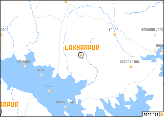 map of Lakhanpur