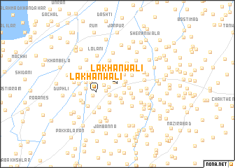 map of Lākhānwāli