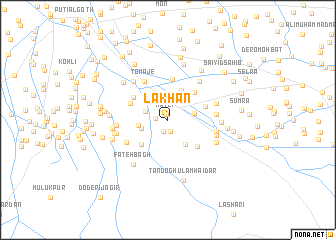 map of Lakhan