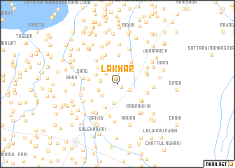 map of Lakhar