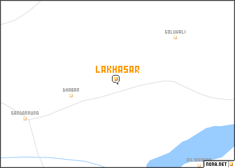 map of Lakhāsar