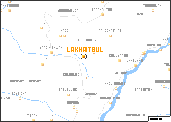 map of Lakhat-Bul