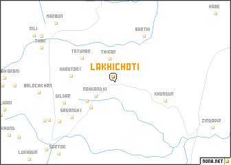 map of Lakhīchoti