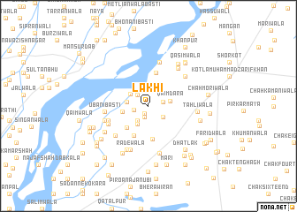 map of Lakhi