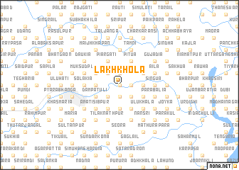 map of Lākhkhola