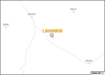 map of Lakhmana