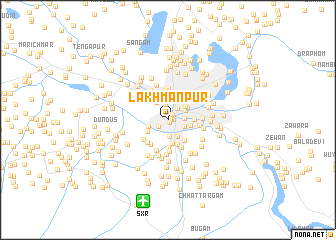 map of Lakhmanpur