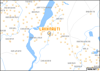 map of Lakhnauti