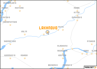 map of Lakhnovo