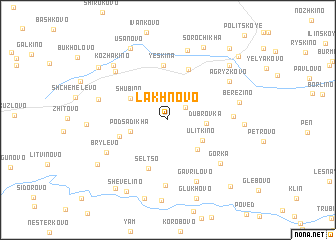 map of Lakhnovo