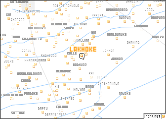 map of Lakhoke
