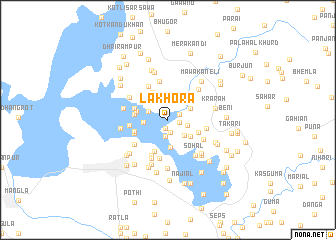 map of Lakhora