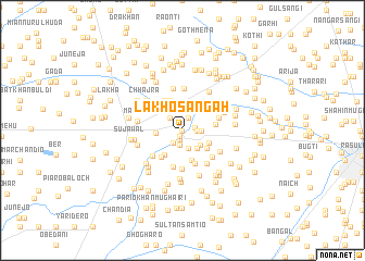 map of Lākho Sāngāh