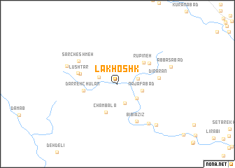 map of Lākhoshk