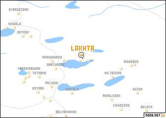 map of Lakhta