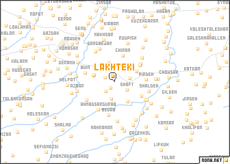 map of Lakhtekī