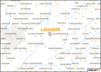 map of Lakhuāna