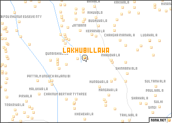 map of Lakhu Billāwā