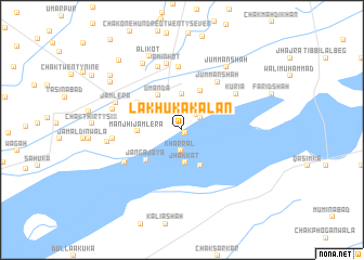 map of Lakhuka Kalān