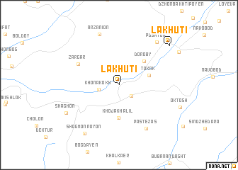 map of Lakhuti