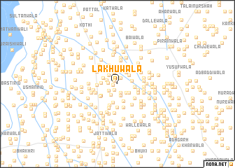 map of Lakhūwāla