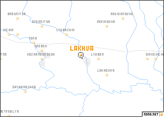 map of Lakhva