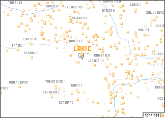 map of Lakić