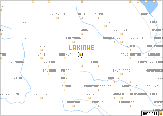 map of Lakinwe