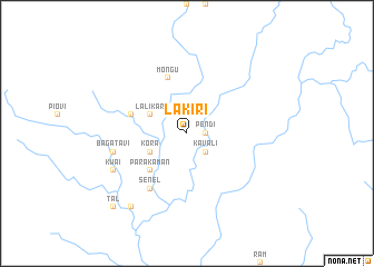 map of Lakiri