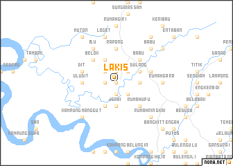 map of Lakis