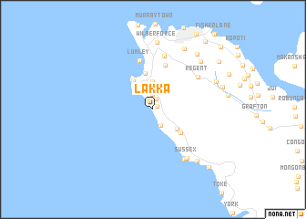 map of Lakka