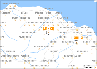 map of Lákka