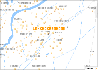 map of Lakkhoke Bahrām