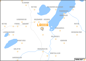 map of Lakkiá