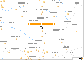 map of Lakki Michan Khel