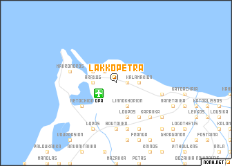 map of Lakkópetra