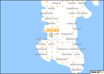 map of Lákkos