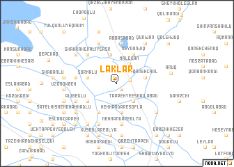 map of Laklar