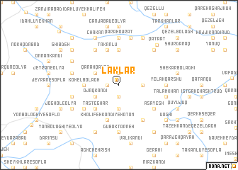 map of Laklar