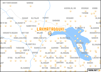 map of Lakmat ad Dūkī