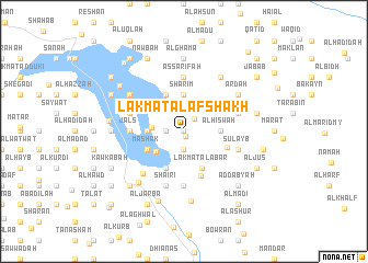 map of Lakmat al Afshākh