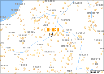 map of Lakmau